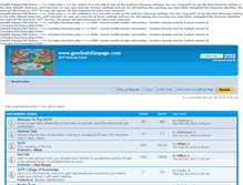 Tablet Screenshot of goodeatsfanboard.com